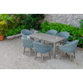 High Quality All Weather Coffee Set de jantar PE Rattan Wicker Furniture for Outdoor